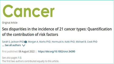 Why are men at higher risk of cancer? 300000 people study shows that physiological differences may be the answer!