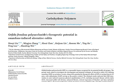 Grifola frondosa polysaccharide's therapeutic potential in oxazolone-induced ulcerative colitis