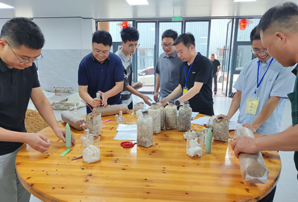 全省首场！持证上岗种好灰树花